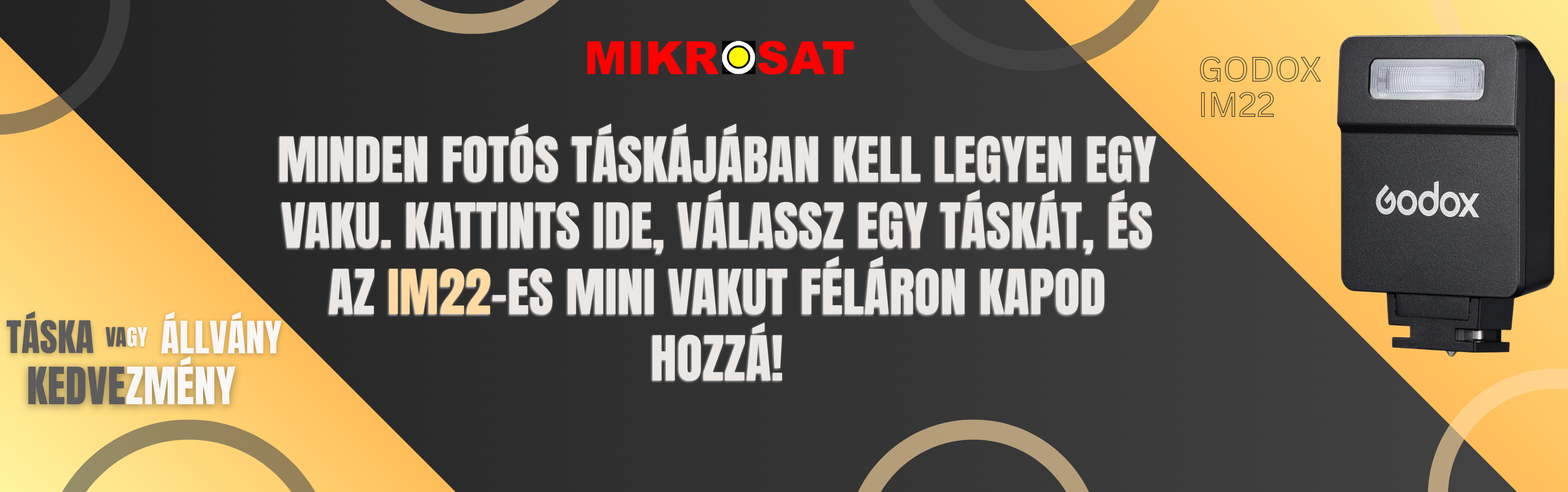 MIKROSAT fotós és videós felszerelések