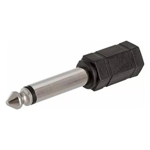 Mikrosat Átalakító dugó (jack adapter 3.5 anya --> 6.3 apa)