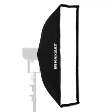 Mikrosat 4Clicks 25x100cm Nyitható Softbox Méhsejtráccsal
