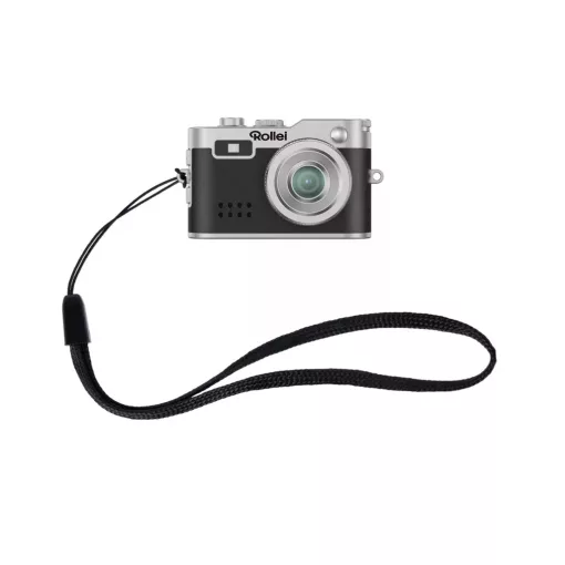 Rollei mini digitális fényképezőgép, kulcstartó, fekete (R12064)