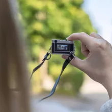 Rollei mini digitális fényképezőgép, kulcstartó, fekete (R12064)