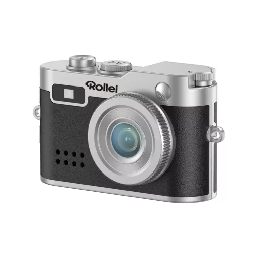 Rollei mini digitális fényképezőgép, kulcstartó, fekete (R12064)