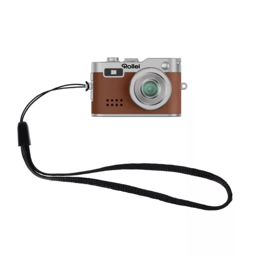 Rollei mini digitális fényképezőgép, kulcstartó, barna (R12066)