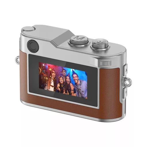 Rollei mini digitális fényképezőgép, kulcstartó, barna (R12066)