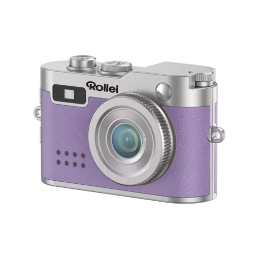 Rollei mini digitális fényképezőgép, kulcstartó, lila (R12068)