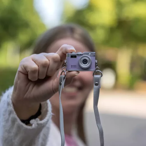 Rollei mini digitális fényképezőgép, kulcstartó, lila (R12068)
