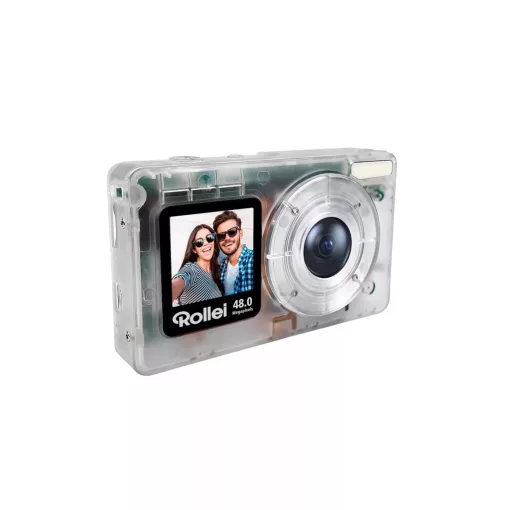 Rollei Compactline Pocket Transparent digitális fényképezőgép, átlátszó (R12096)