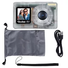 Rollei Compactline Pocket Transparent digitális fényképezőgép, zöld (R12100)