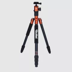   Rollei C5-i állvány + monopod + gömbfej + telefontartó adapter + táska, narancssárga (R20827)