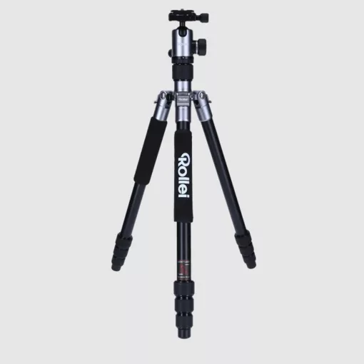 Rollei C5-i állvány + monopod + gömbfej + telefontartó adapter + táska, titánszürke (R20828)