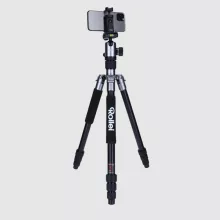Rollei C5-i állvány + monopod + gömbfej + telefontartó adapter + táska, titánszürke (R20828)