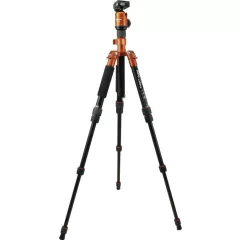   Rollei Compact Traveler No.1 állvány gömbfejjel + hordzsák, narancs (R20934)