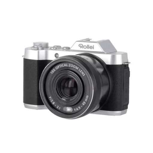 Rollei Powerflex retro digitális fényképezőgép, 10x optikai zoom (R40530)