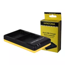 PATONA Dual Akkutöltő Nikon EN-EL15 ENEL15 - Micro USB kábellel - 1965