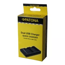 PATONA Dual Akkutöltő Nikon EN-EL15 ENEL15 - Micro USB kábellel - 1965
