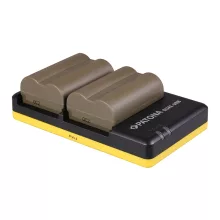 PATONA Dual Akkutöltő Canon BP-508 BP-511 BP-512 Akkuhoz - Micro USB kábellel - 1943