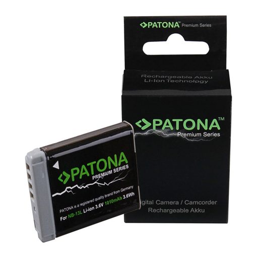 PATONA Premium Akkumulátor - Canon NB-13L Canon PowerShot G7X G5X G9X G7X Mark II (1253)
