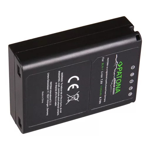 Patona Premium Akku - Olympus PS-BLN-1 OMD EM1 E-M1 EM5 E-M5 EM5 Mark II E-m5 Mark II (1262)