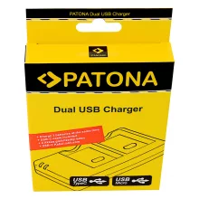 PATONA Slim micro-USB Akkutöltő - Canon LP-E17 EOS 750D 760D Kiss X8i inkl. USB-C Kabel (1939)
