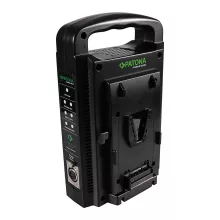 PATONA Dual V-Mount Akkutöltő - 1681 (Sony BP-95W BP-GL65 BP-190WS 4-Pin XLR Kábellel)
