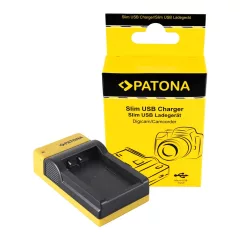   PATONA Slim micro-USB Akkutöltő - Canon LP-E17 EOS 750D 760D 8000D Kiss X8i Rebel Rebel T6i Rebel (151676)