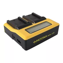 PATONA Dual LCD USB töltő - Sony NP-FZ100 A7 III A7M3 Alpha 7 III A7 R III A7RM3 Alpha 7 R III A9 Alpha 9 FZ100 (7683)
