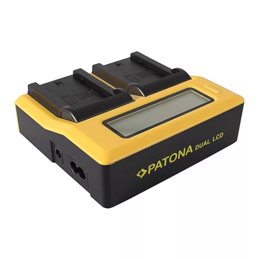 PATONA Dual LCD USB töltő - Sony NP-FZ100 A7 III A7M3 Alpha 7 III A7 R III A7RM3 Alpha 7 R III A9 Alpha 9 FZ100 (7683)