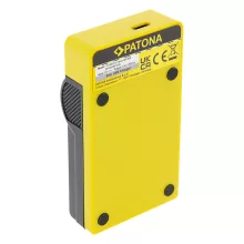 PATONA Slim USB Akkutöltő - USB-C Input f. Canon BP-808 FSxx FS10 FS-10 FS100 FS-100 FS11 FS-11 BP-808 HF (151589)