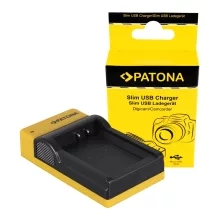 PATONA Slim micro-USB Akkutöltő - Canon LP-E10 EOS EOS1100D EOS-1100D Rebel T3 LP-E10 Kiss X50 (151629)