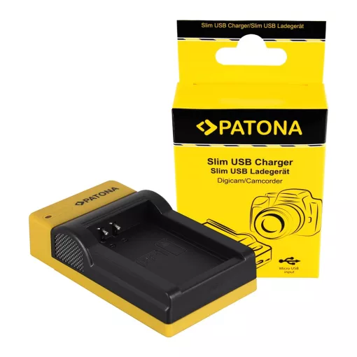 PATONA Slim micro-USB Akkutöltő - Canon LP-E12 EOS M (151652)