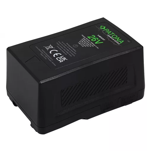PATONA Premium Akku V-Mount 26V 302Wh - 1291 - Nagyobb teljesítményű LED Lámpákhoz, Panelekhez