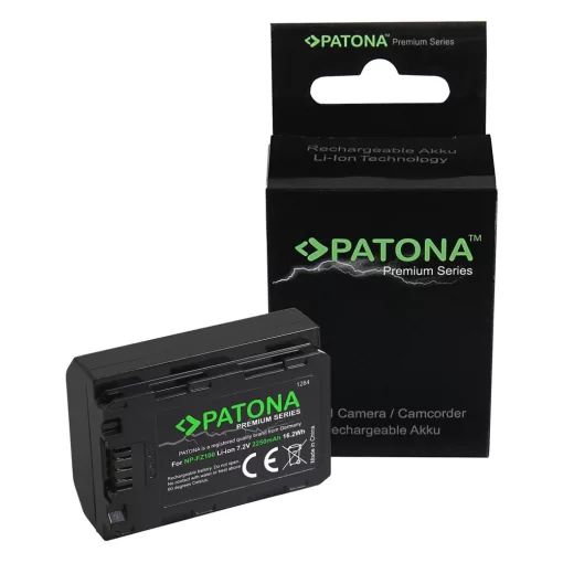 PATONA Premium Akkumulátor Sony NP-FZ100 (A7 III A7M3 Alpha 7 III A7 R III A7RM3 Alpha 7 R III A9 Alpha 9) - 1284