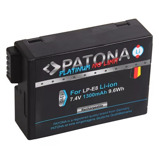 PATONA Platinum Akkumulátor - Canon LP-E8 LP-E8 EOS 550D, 600D 650D 700D (1310)