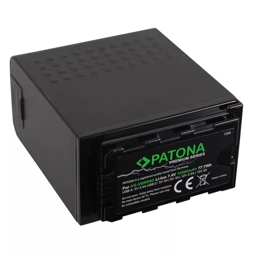 PATONA Premium Akku f. Panasonic AG-VBR89G - USB-Port USB-C / USB (1328)