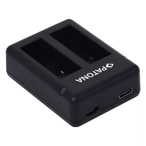 PATONA USB Dual töltő - GoPro Hero 9 Hero 10 Hero 11 AHDBT901 ADBAT001 ADDBD-211 inkl. Micro-USB kábellel (9885)