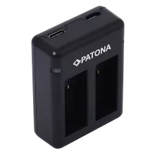 PATONA USB Dual töltő - GoPro Hero 9 Hero 10 Hero 11 AHDBT901 ADBAT001 ADDBD-211 inkl. Micro-USB kábellel (9885)