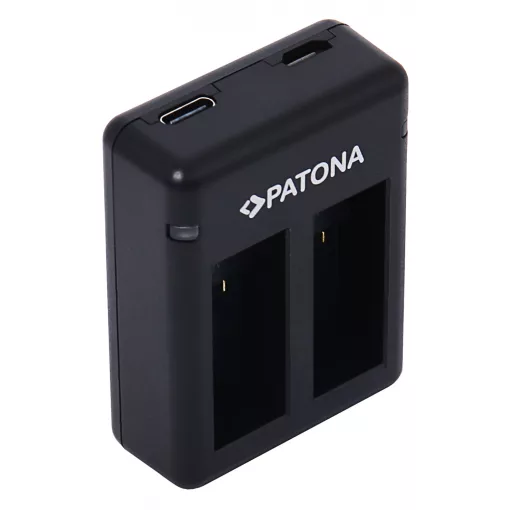 PATONA USB Dual töltő - GoPro Hero 9 Hero 10 Hero 11 AHDBT901 ADBAT001 ADDBD-211 inkl. Micro-USB kábellel (9885)