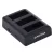   PATONA Tripla töltő - GoPro Hero 9 Hero 10 Hero 11 AHDBT901 ADBAT001 ADDBD-211 inkl. Micro USB Kábellel (9884)