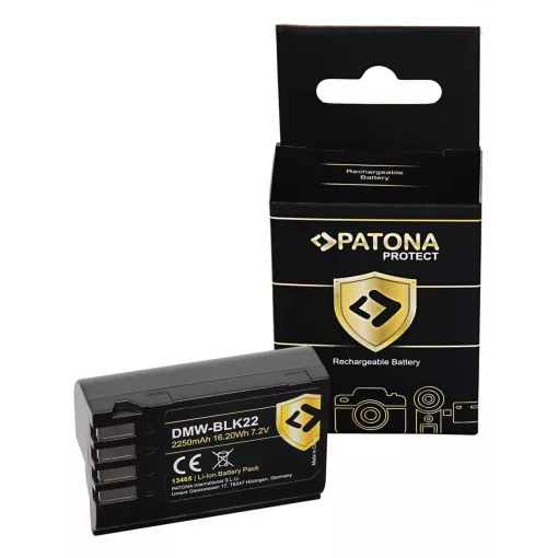 PATONA Akkumulátor Panasonic DMW-BLK22 DC-S5 G9 GH5 GH5S - 13465