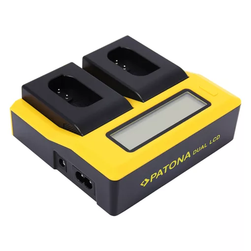 PATONA Dual Töltő Panasonic DMW-BLK22 DC-S5 G9 GH5 GH5S LCD kijelzővel - 7697