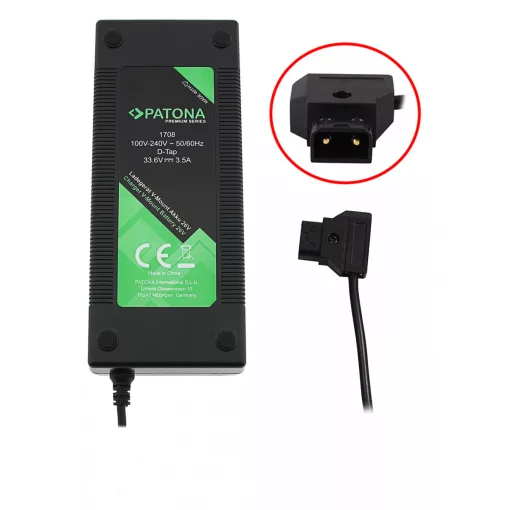 PATONA Premium D-Tap Töltő 3,5A - 26V V-Mount Akkuhoz (1708)