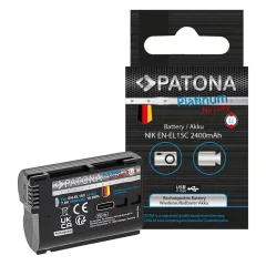   PATONA Platinum Akkumulátor USB-C input - Nikon EN-EL15C (D7000 D7100 D600 D610 D800 D800E D810 D850 Z7 V1) - 1363