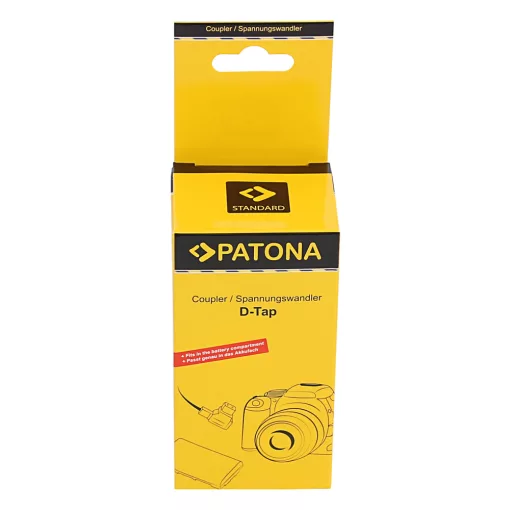 PATONA D-TAP Input Akku Adapter Panasonic DMW-BLK22 DC-S5 G9 GH5 GH5S GH6 (9410)
