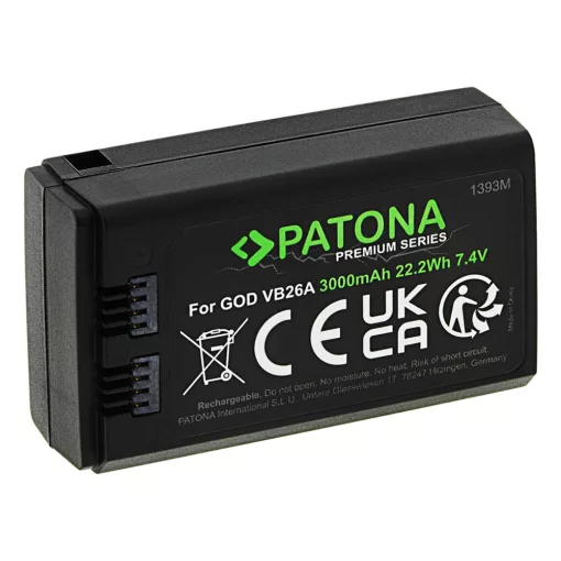 PATONA Premium VB26 A/B Akkumulátor - V1 - V850III - V860III vakuhoz (1393)