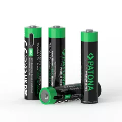   PATONA Premium USB-C 4x AAA Micro Akku Li 750mWh - Y kábellel (1409Y)