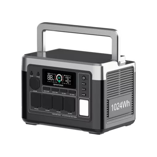 PATONA Platinum Powerstation Autarc 1800 4xAC1800W 1024Wh USB-C:1xPD100W 1xPD20W USB-A:2×18W (4212)