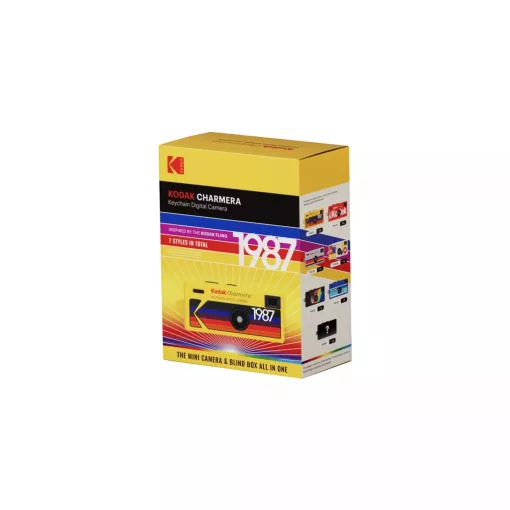 Kodak Charmera vintage mini digitális fényképezőgép, kulcstartó, blind box/véletlenszerű kiadás (KO-RK0601)