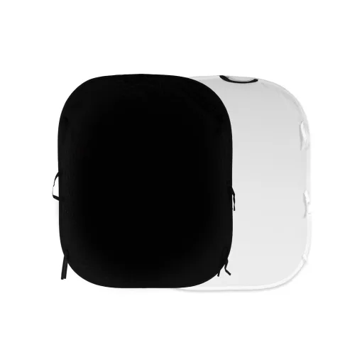 Manfrotto egyszínű összecsukh. háttér 1.5x1.8m fekete/fehér (LL LC5621)