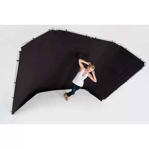 Manfrotto panoráma háttér szett 4m fekete (LL LB7621)