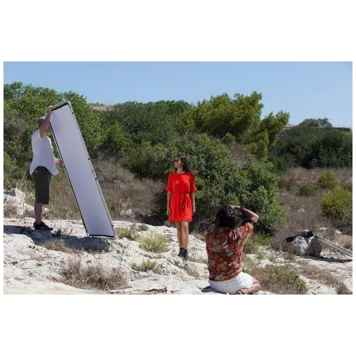 Manfrotto Skylite rapid szövet M 1.1 x 2m ezüst/fehér (LL LR81231R)